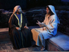 Jesus And Nicodemus Clipart Image