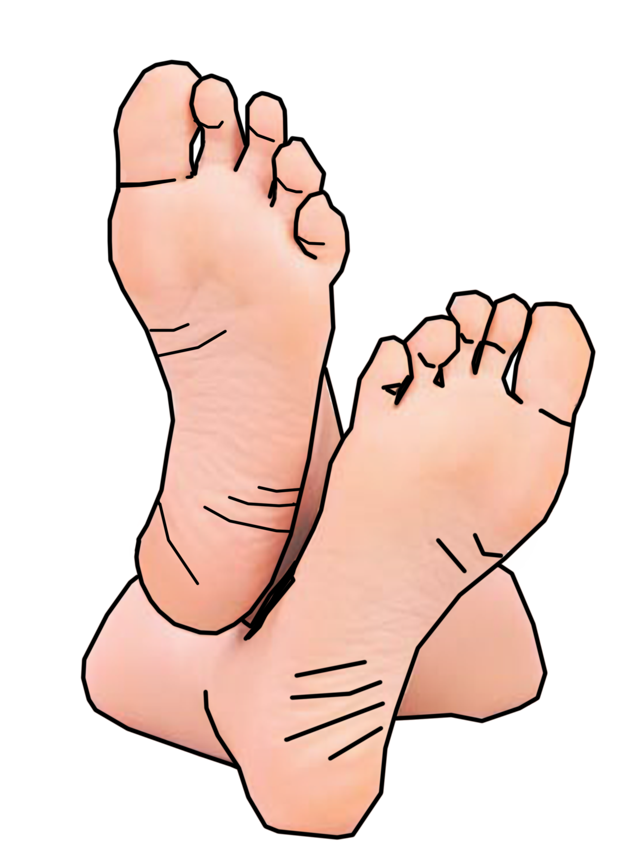 cartoon feet clipart - photo #1