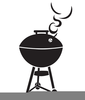 Black And White Grill Clipart Image