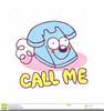 Call Me Clipart Image