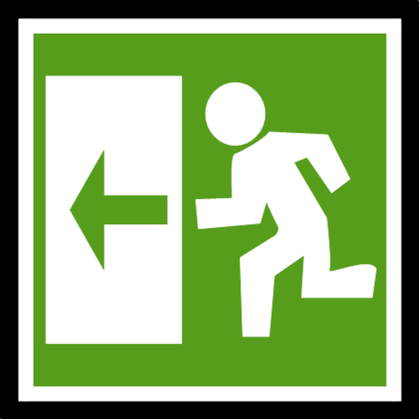 free clipart exit sign - photo #11