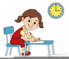 Free Clipart Student Sitting At Desk Image