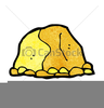 Free Gold Nugget Clipart Image