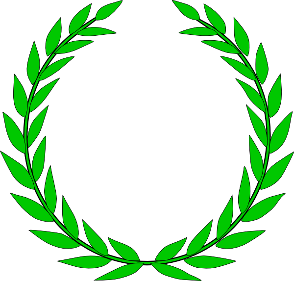 Olive Wreath Clip Art at Clker.com - vector clip art online, royalty