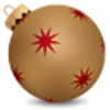 Christmas Ball Gold 2 Image