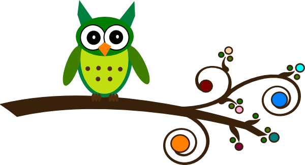 green owl clip art - photo #47