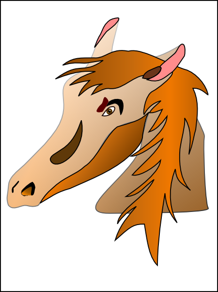 free clip art horse head - photo #38