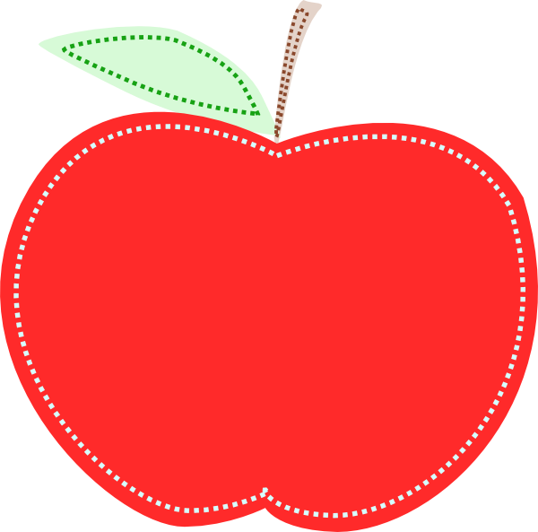 red apple clipart - photo #44