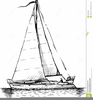 Sailboat Clipart Vector Image