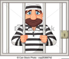Cartoon Prisoner Clipart Image