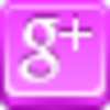 Free Pink Button Google Plus Image