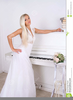 Blonde Bride Clipart Image