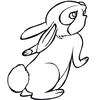Bunny Clipart Outline Image