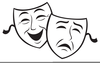 Tragedy Comedy Clipart Image