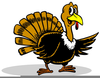 Turkey On A Motorcycle Clipart Image