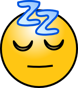 Snoring Sleeping Zz Smiley Clip Art