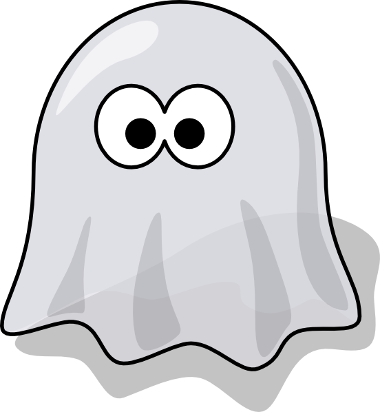 cartoon ghost portrait