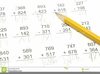 Math Test Clipart Image