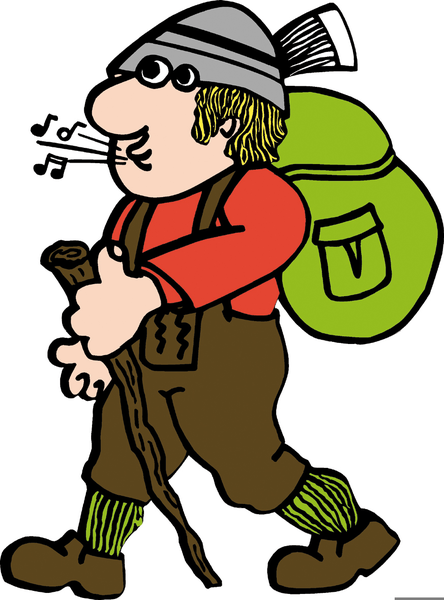 Clipart Wanderer Mit Rucksack Free Images At Clker Com Vector Clip Art Online Royalty Free Public Domain