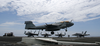 An Ea-6b Prowler  Prepares To Make An Arrested Landing On The Flight Deck Aboard Uss John C. Stennis (cvn 74) Image