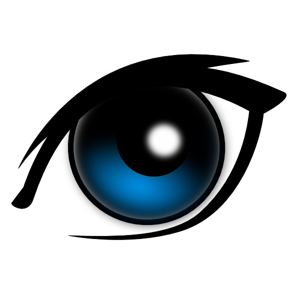 Cartoon Eye Clip Art at Clker.com - vector clip art online, royalty