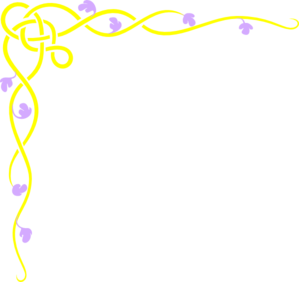 Corner Yellow Purple Clip Art
