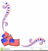 Free Clipart Border American Flags Image