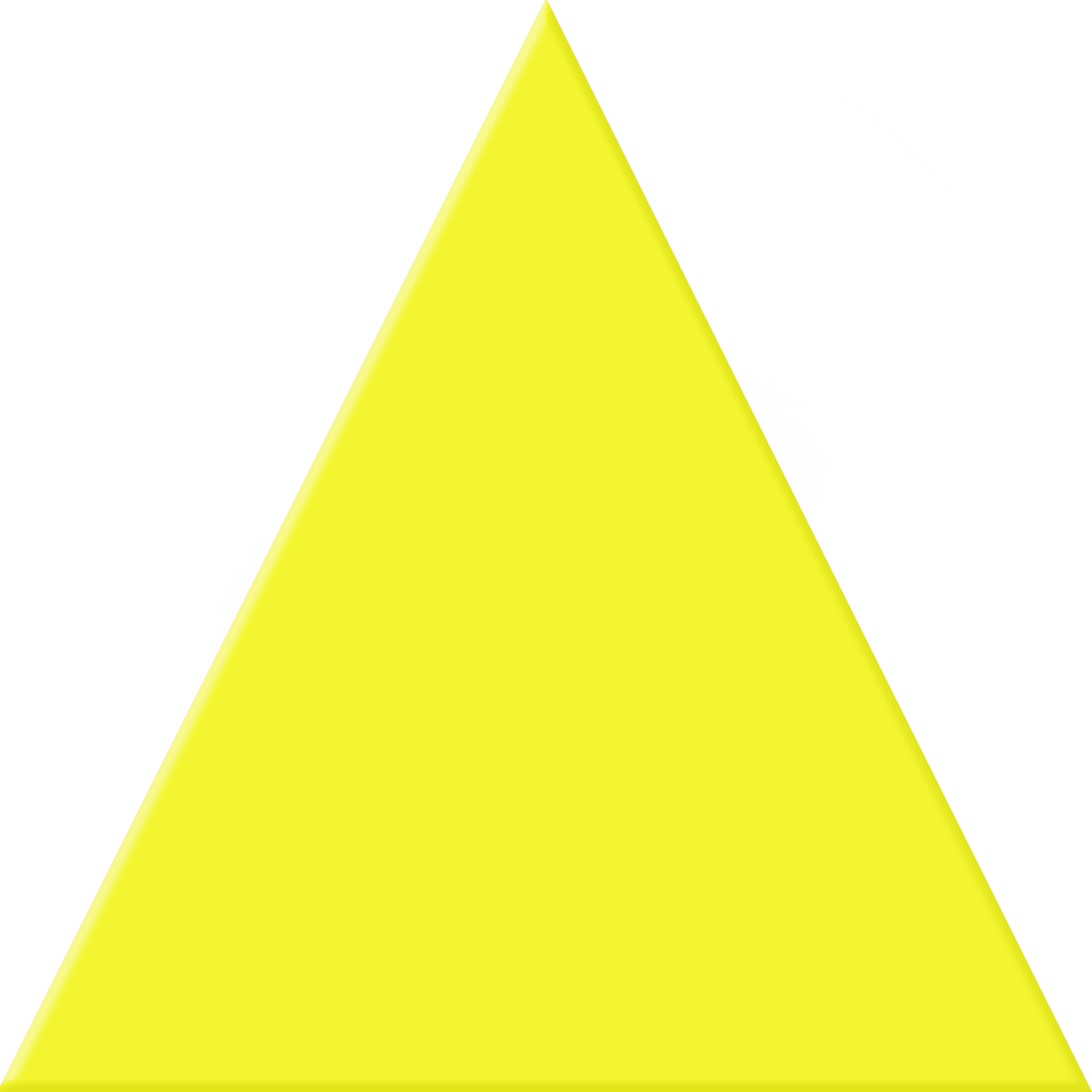 yellow triangle clip art - photo #2