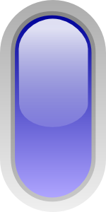Led Rounded V (blue) Clip Art