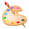 Free Clipart Of Painters Palette Image