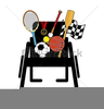 Clipart Of Wheelchair Sports Image