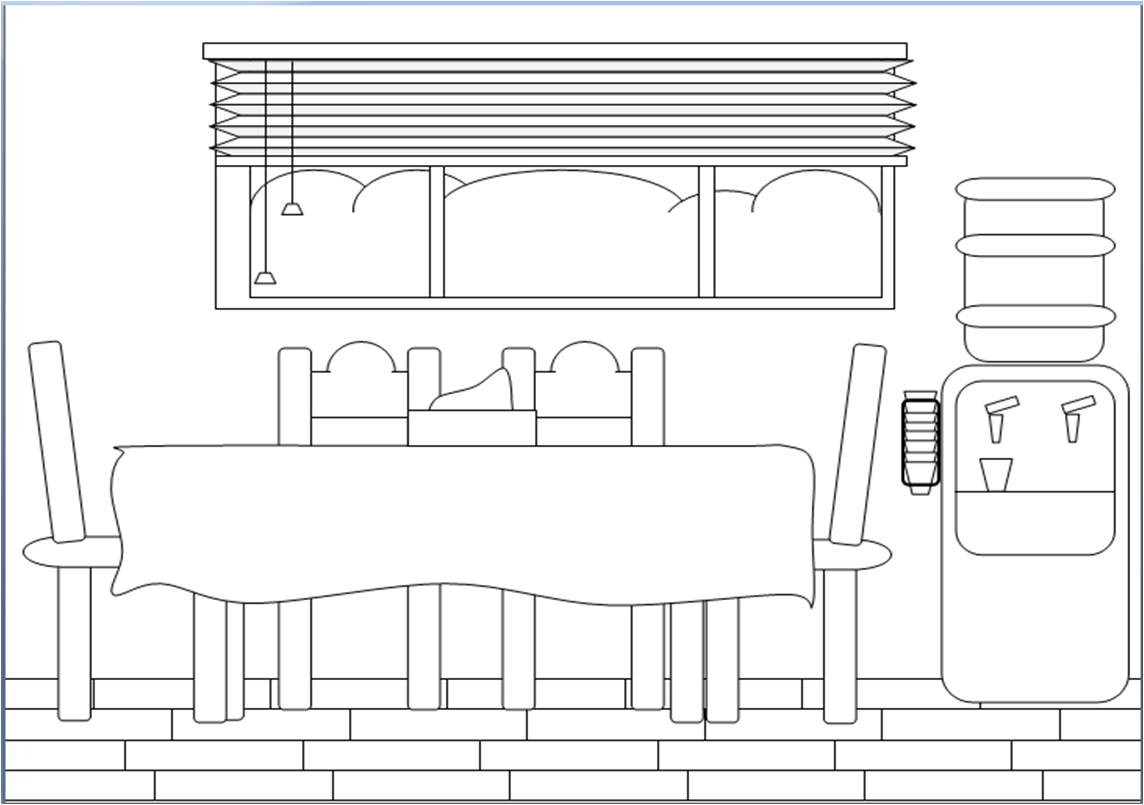 clipart dining room table - photo #36