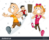 Free Clipart Children Running Image