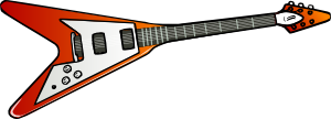 Flying V Guitar Clip Art