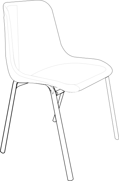Chair Bw Clip Art at Clker.com - vector clip art online, royalty free