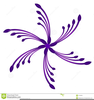 Free Purple Swirls Clipart Image