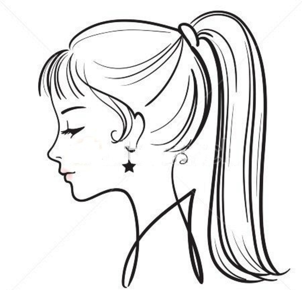 clipart beautiful girl - photo #43