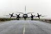 A U.s. Navy P-3c Orion Assigned To The Gray Knights Of Patrol Squadron Forty Six (vp-46) Taxis Down The Runway Image