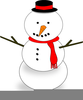 Snowman Holiday Clipart Image