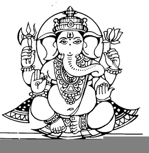Ganapati God Clipart Image