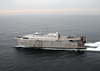 High Speed Vessel Two (hsv 2) Swift Glides Through The Waters Of The Atlantic Ocean. Image