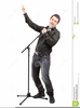 Male Singer Clipart Image