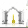 Clipart Open Gate Image