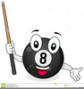Pool Cue Clipart Image