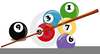 Billiards Clipart Image