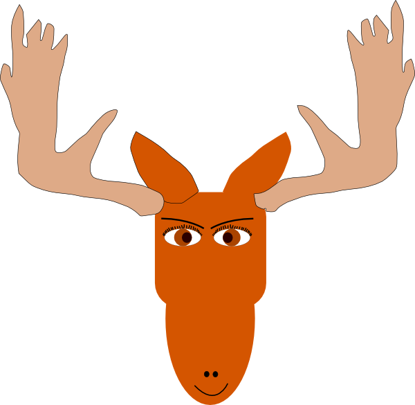 free clip art cartoon moose - photo #13
