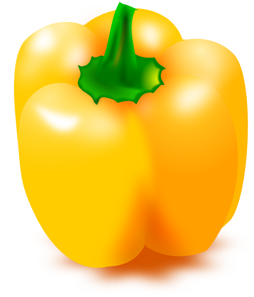 yellow pepper clipart - photo #2