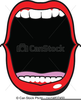Big Mouth Clipart Image