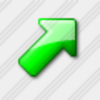 Icon Arrow Up Right Green 3 Image