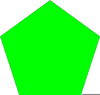 Regular Polygons Clipart Image